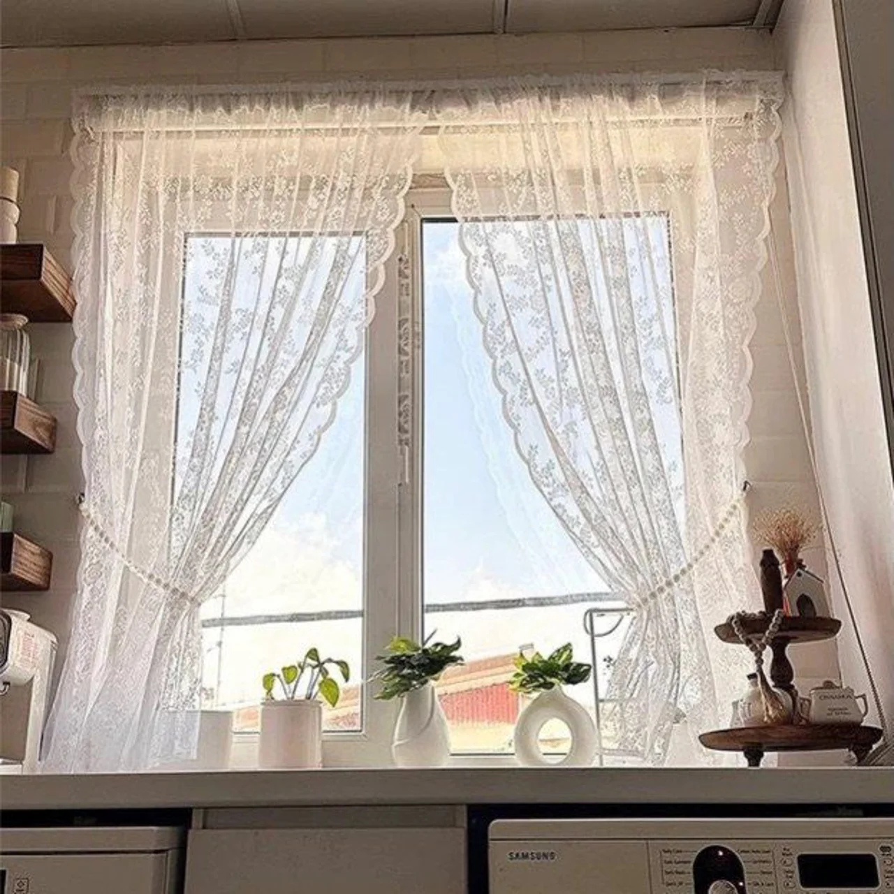 پرده توری آشپزخانه